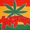 Marihuana Flag, 90 x 150 cm