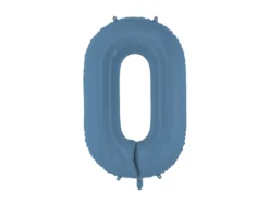 Marineblå Tal Ballon 86 cm - 0