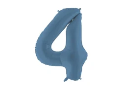 Marineblå Tal Ballon 86 cm - 4