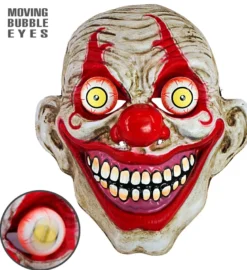 Maske med Goggly Eyes - Klovn