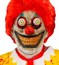 Maske med Goggly Øjne - Klovn