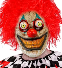 Maske med Goggly Øjne - Klovn