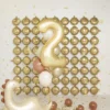 Mat Guld Tal Ballon 86 cm - 2