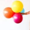 Mega Latex Ballon - Mintgrøn Perlemor, 78 cm