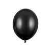 Metallic Black Latexballon, 12 cm
