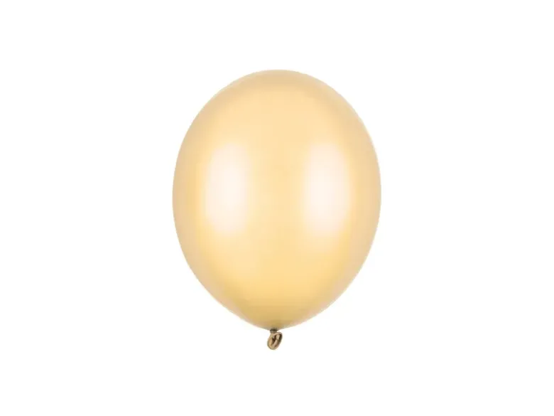 Metallic Bright Orange Latexballon, 12 cm