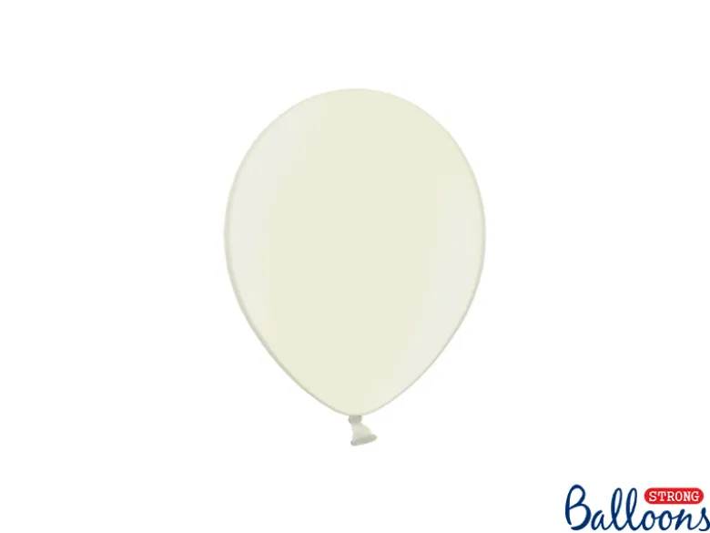 Metallic Elfenben 5" Balloner, Pose m/100 stk.