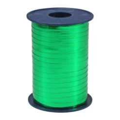 Metallic Grønt Gavebånd, 250 meter x 5 mm
