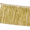 Metallic Guld Folie Frynsebanner, 20 x 135 cm