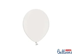 Metallic Hvide 5" Balloner, Pose m/100 stk