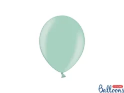 Metallic Mintgrøn 5" Balloner, Pose m/100 stk.