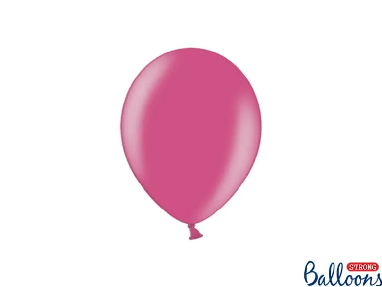 Metallic Pink 5" Balloner, Pose m/100 stk
