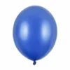 Metallisk Blå Balloner 30 cm, 10 stk.
