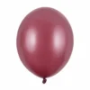 Metallisk Bordeaux Balloner "Maroon" 30 cm, 10 stk.