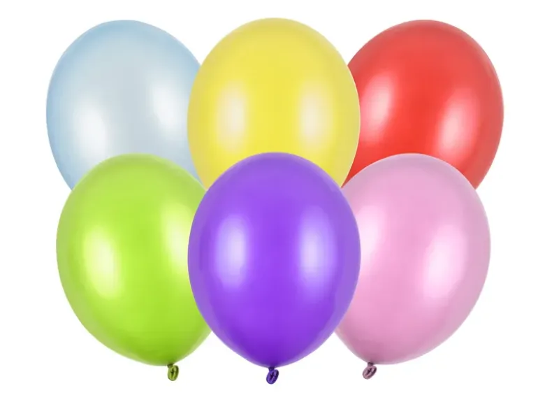 Metalliske Balloner 30 cm, 50 stk.