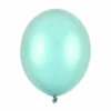 Metallisk Mintgrønne Balloner 30 cm, 50 stk.