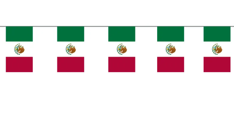 Mexicansk Flagguirlande, Stor