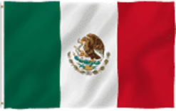Mexicansk flag 90x150cm