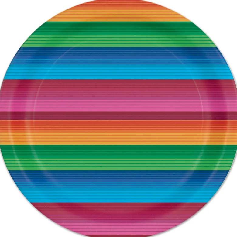 Mexi fiesta Paptallerkner, 18 cm