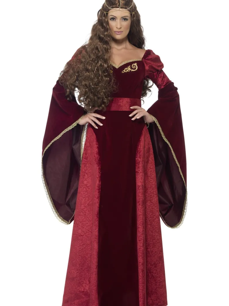 Middelalder Dronning Kostume