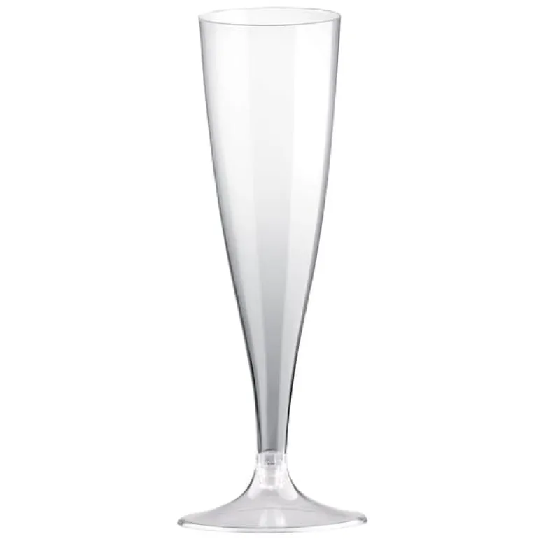 Miljøvenlige Plastik Champagneglas 14cl, 10 stk.