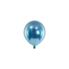 Mini Ballon - Blå Chrome, 12 cm