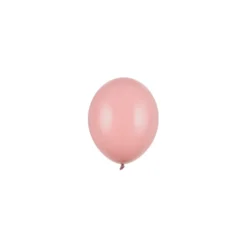 Mini Balloner Gammelrosa "Dark Dusty Rose" 12 cm, 100 stk.
