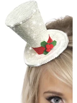 Mini Jule Tophat på Hårbøjle