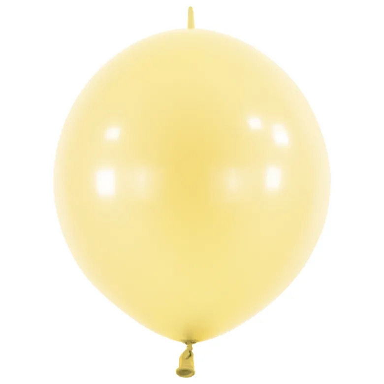 Mini Link-Ballon Vanilla Cream, 15 cm