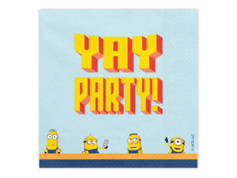 Minions Servietter - 20 stk. 33 x 33 cm