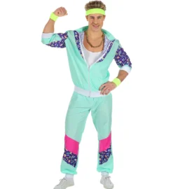 Mintgrønt Grafisk Tracksuit