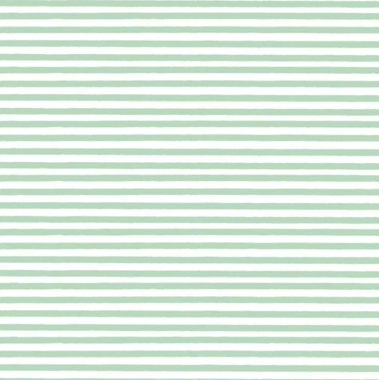 Mint-Stribet Airlaid Middagsservietter, 50 stk.