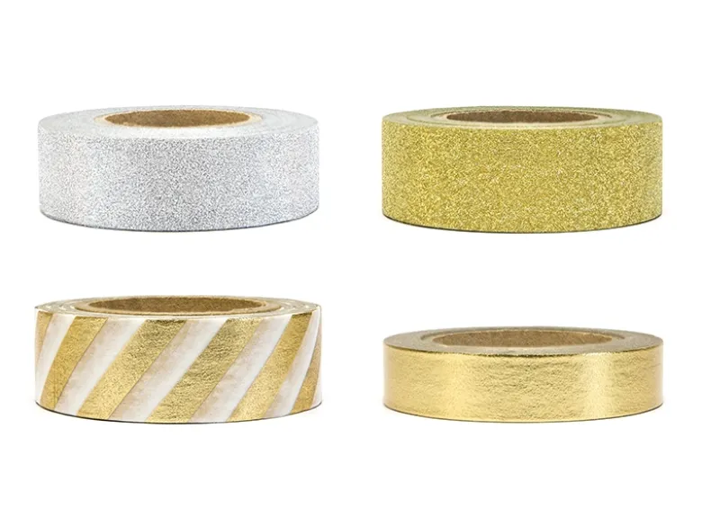 Mønstret Tape, Metallic Mix