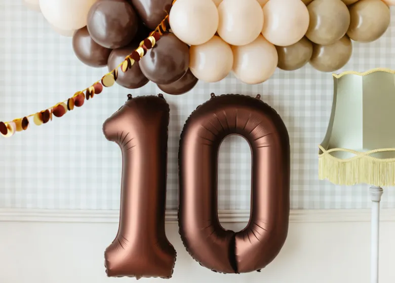 Mocca Brun Tal Ballon 86 cm - 0