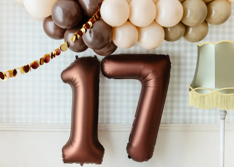 Mocca Brun Tal Ballon 86 cm - 7