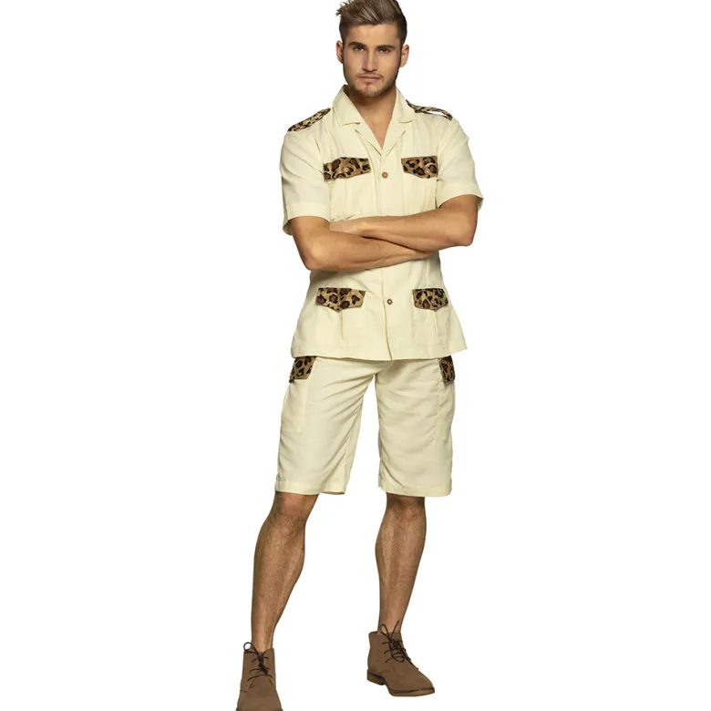 Mr. Dundee, Beige Safari Guide Kostume