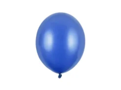 Mørkeblå Ballon Metallisk, 23 cm