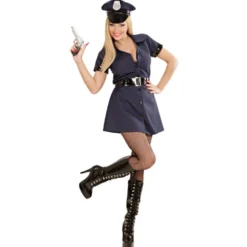 Mørkeblå Politi Officer Kjole