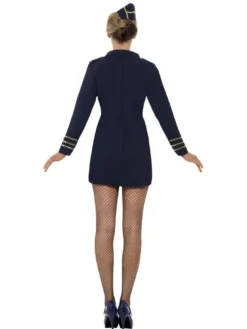 Mørkeblå Stewardesse Uniform