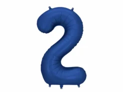 Mørkeblå Tal Ballon 86 cm - 2