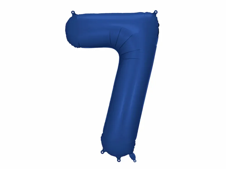 Mørkeblå Tal Ballon 86 cm - 7