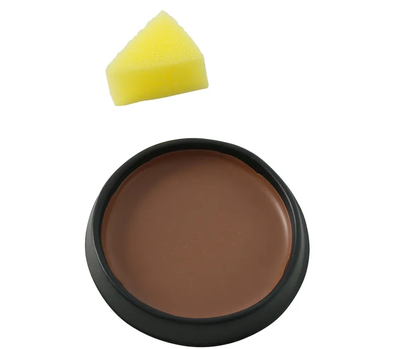 Mørkebrun Makeup med Svamp, 9 gr