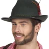 Mørkegrøn tyroler hat