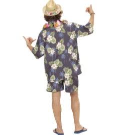 Mørkt Hawaii sæt | Hawaii skjorte & shorts