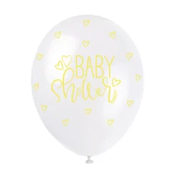 Multifarvet Babyshower Balloner (30cm.)