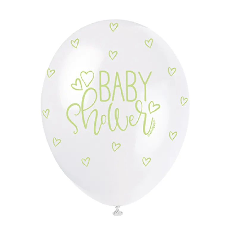 Multifarvet Babyshower Balloner (30cm.)
