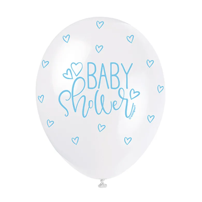 Multifarvet Babyshower Balloner (30cm.)