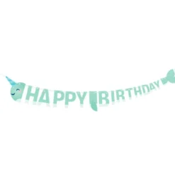 Narhval Party - Pastel Fødselsdags Guirlande, 2m