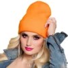 Neonfarvet Beanie Hue, Assorteret