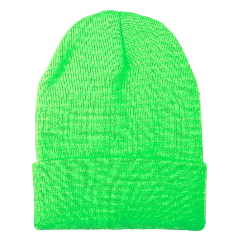 Neonfarvet Beanie Hue, Assorteret